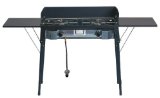 Brinkmann 815-3795-0 Gas Camping Stove with Dual Burner, Black