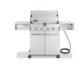 Weber 1810001 Summit S-420 Natural Gas Grill, Stainless Steel