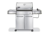 Weber 3780001 Genesis S-320 Propane Gas Grill, Stainless Steel