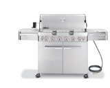 Weber 1880001 Summit S-650 Natural Gas Grill, Stainless Steel