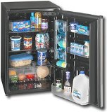 Sanyo SR-4912M 5 Cu-Ft Counter High All Refrigerator with Platinum Door