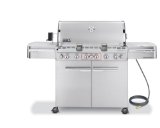 Weber 2880001 Summit S-670 Grill, Natural Gas, Stainless Steel