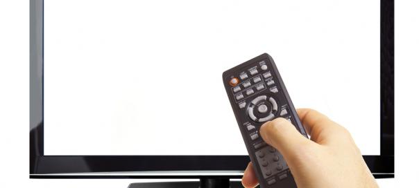 tv television with remote